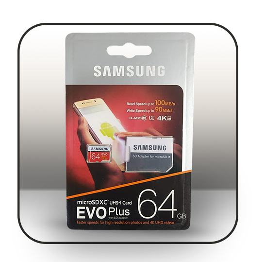 Samsung MicroSDXC Evo Plus 64GB карта памяти флешка