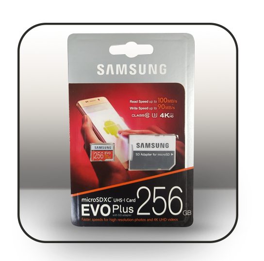 Samsung MicroSDXC Evo Plus 256GB карта памяти флешка