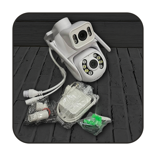 WIFI Smart camera. С двойной объективами. Модель: A28/6MP. Приложение/icsee